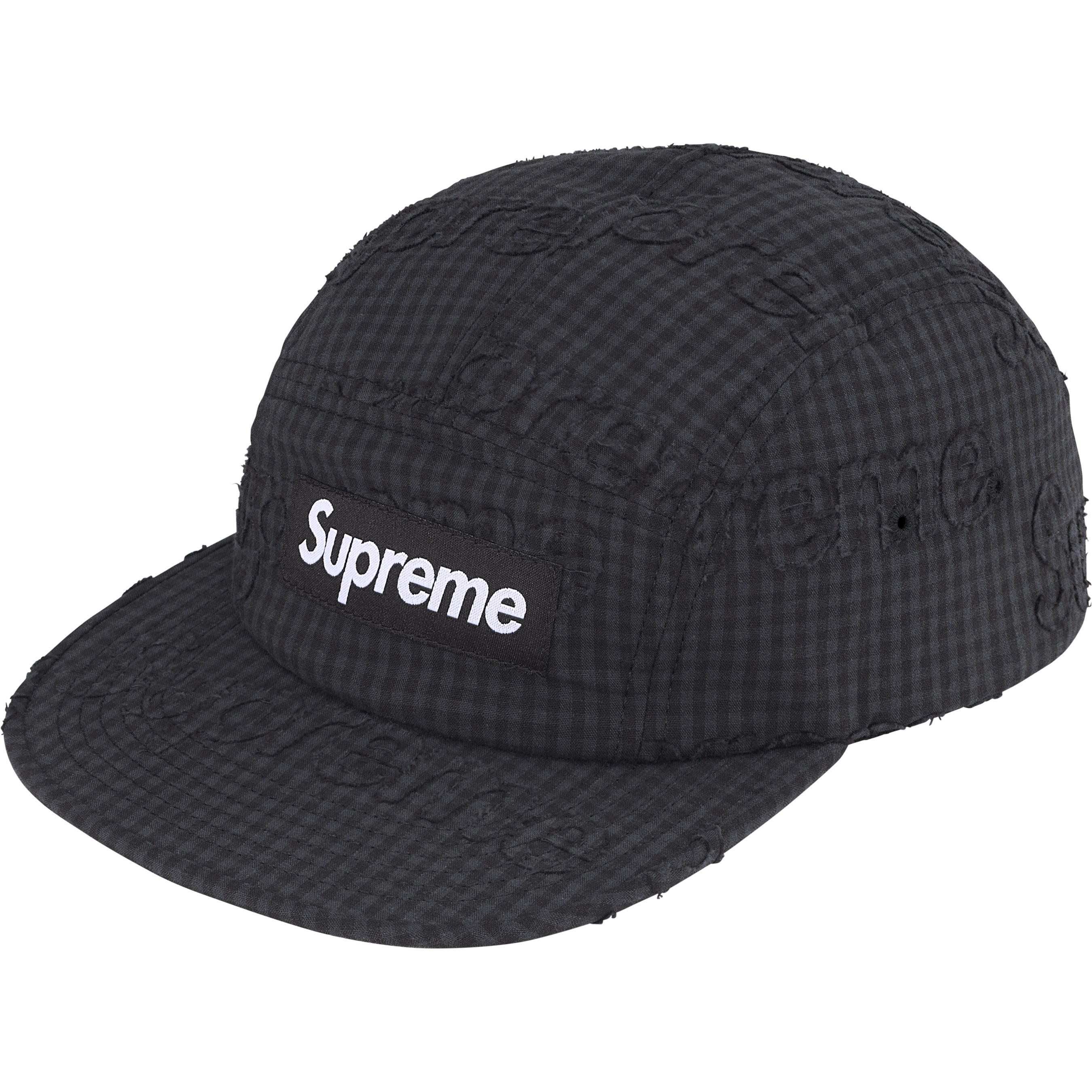 Monogram Gingham Camp Cap view 6